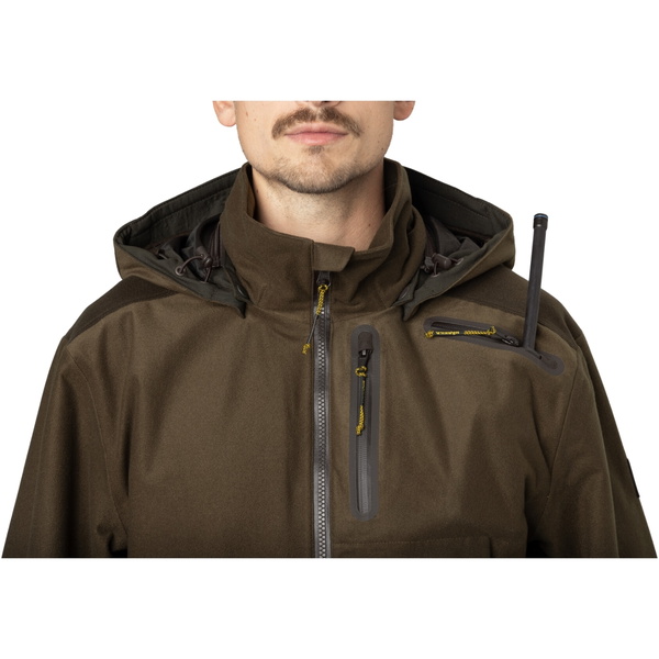 Harkila Mens Forest Hunter GTX Jacket 10001 - Hunting Green / Shadow Brown